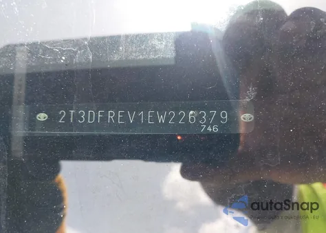 2014 Toyota Rav4 Limited from USA, damaged, VIN 2T3DFREV1EW226379